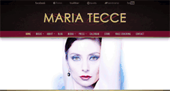 Desktop Screenshot of mariatecce.com