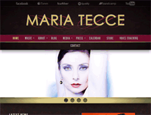 Tablet Screenshot of mariatecce.com